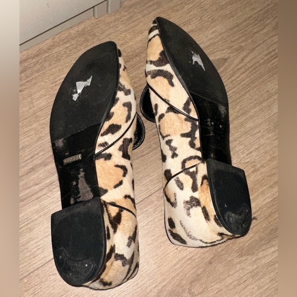 GUCCI Lillian Leopard Print Calf Hair Loafers size 39 - Picture 7 of 7